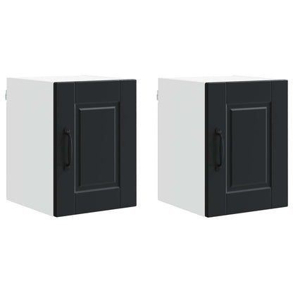 Mobile da cucina 2 pcs Nero 30 x 31 x 40 cm Legno multistrato
