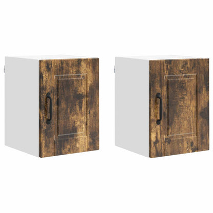Mobile da cucina con porta 2 pcs Rovere fumÃ© 30 x 31 x 40 cm