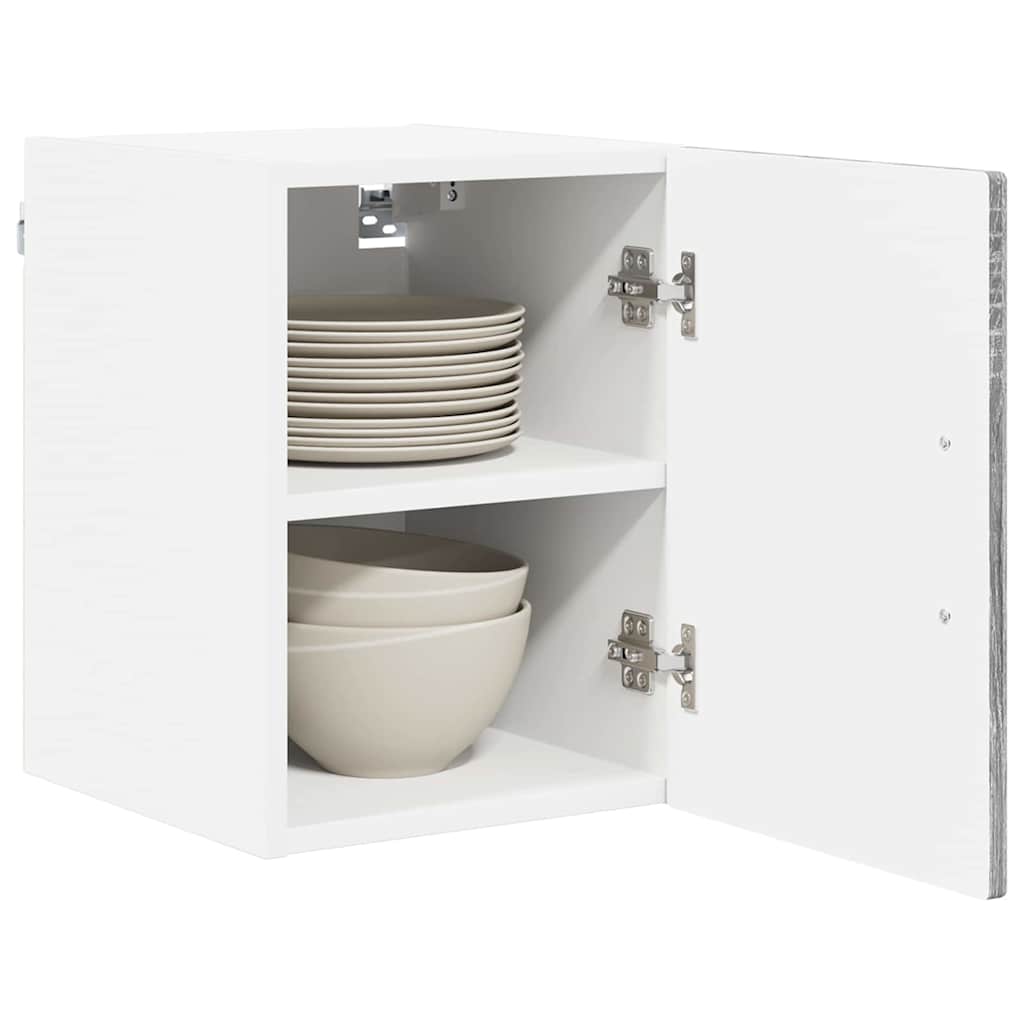 Mobile da cucina con porta 2 pcs Grigio Sonoma 30 x 31 x 40 cm
