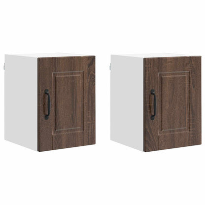 Mobile da cucina con porta 2 pcs Rovere Marrone 30 x 31 x 40 cm