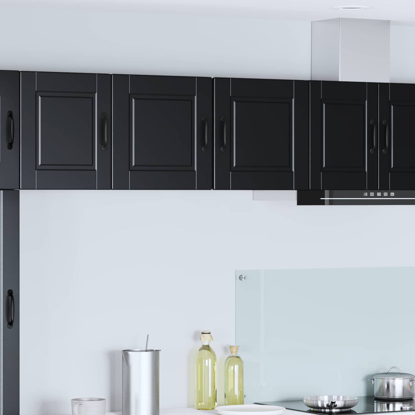 Mobile da cucina 2 pcs Nero 40 x 31 x 40 cm Legno multistrato