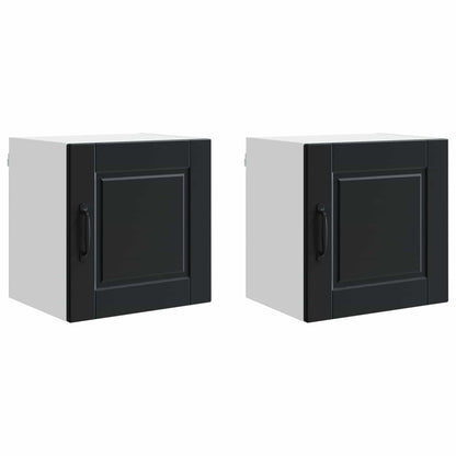 Mobile da cucina 2 pcs Nero 40 x 31 x 40 cm Legno multistrato