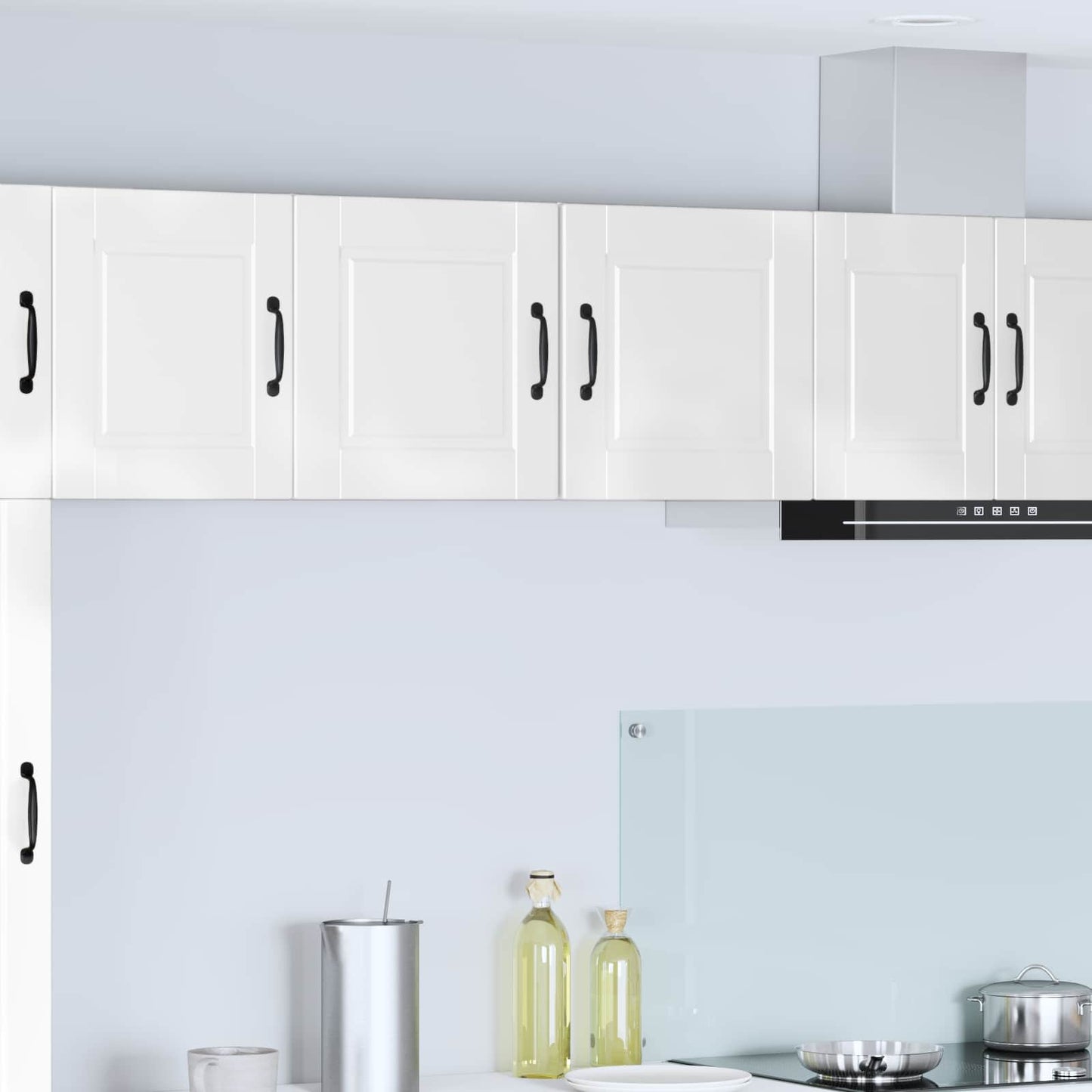 Mobile da cucina con porta 2 pcs Bianco Lucido 40 x 31 x 40 cm