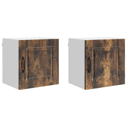 Mobile da cucina con porta 2 pcs Rovere fumÃ© 40 x 31 x 40 cm