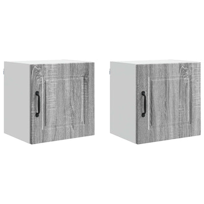 Mobile da cucina con porta 2 pcs Grigio Sonoma 40 x 31 x 40 cm