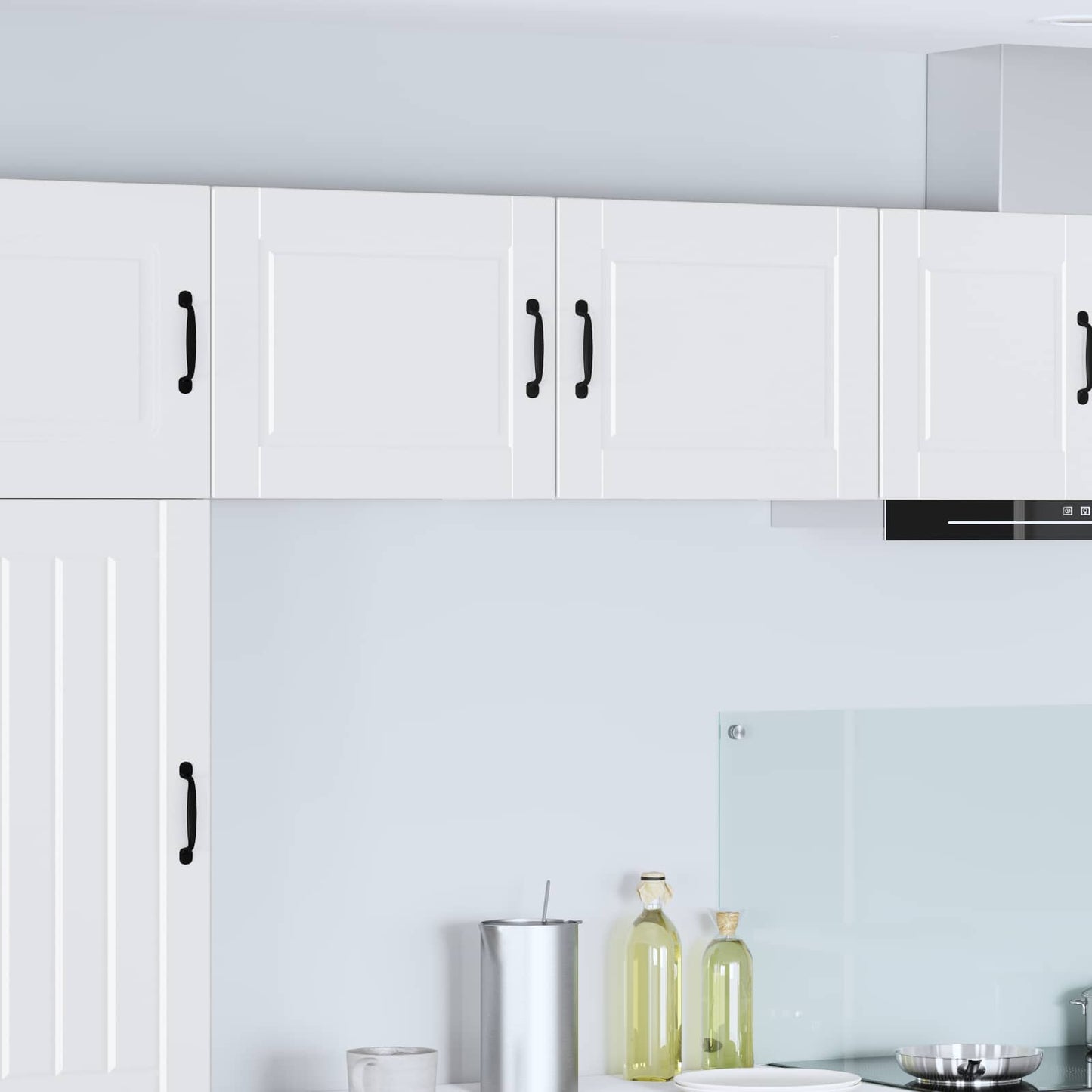 Mobile da cucina 2 pcs Bianco 50 x 31 x 40 cm Legno multistrato