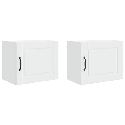 Mobile da cucina 2 pcs Bianco 50 x 31 x 40 cm Legno multistrato