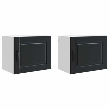 Mobile da cucina 2 pcs Nero 50 x 31 x 40 cm Legno multistrato