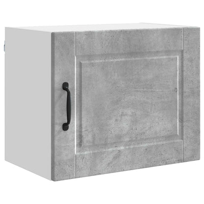 Mobile da cucina con porta 2 pcs Grigio cemento 50 x 31 x 40 cm