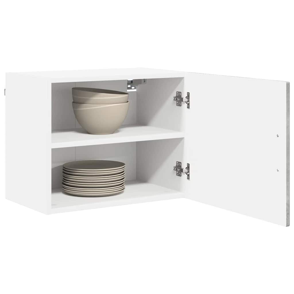 Mobile da cucina con porta 2 pcs Grigio cemento 50 x 31 x 40 cm