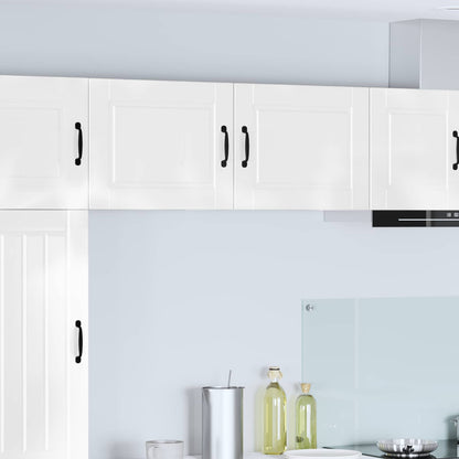 Mobile da cucina con porta 2 pcs Bianco Lucido 50 x 31 x 40 cm