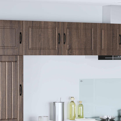Mobile da cucina con porta 2 pcs Rovere Marrone 50 x 31 x 40 cm