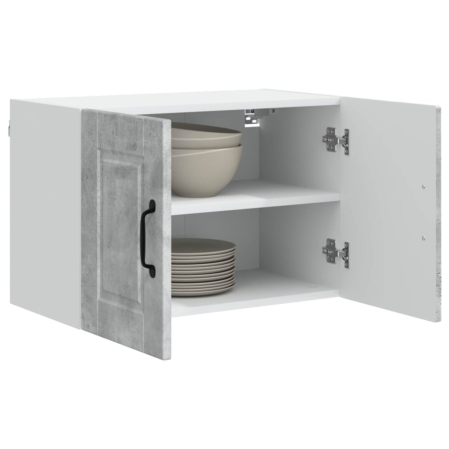 Mobile da cucina con lo scaffale Grigio cemento 60 x 31 x 40 cm