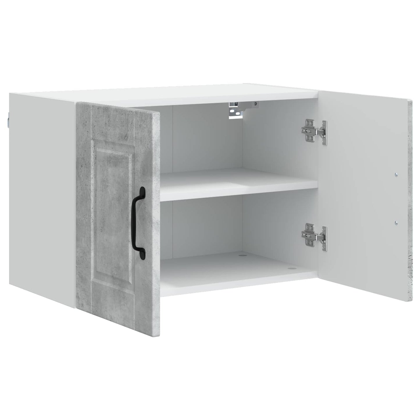 Mobile da cucina con porta 2 pcs Grigio cemento 60 x 31 x 40 cm