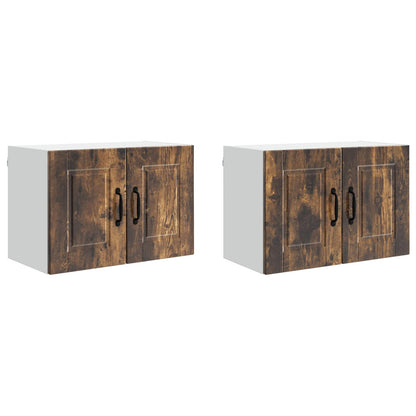 Mobile da cucina con porta 2 pcs Rovere fumÃ© 60 x 31 x 40 cm
