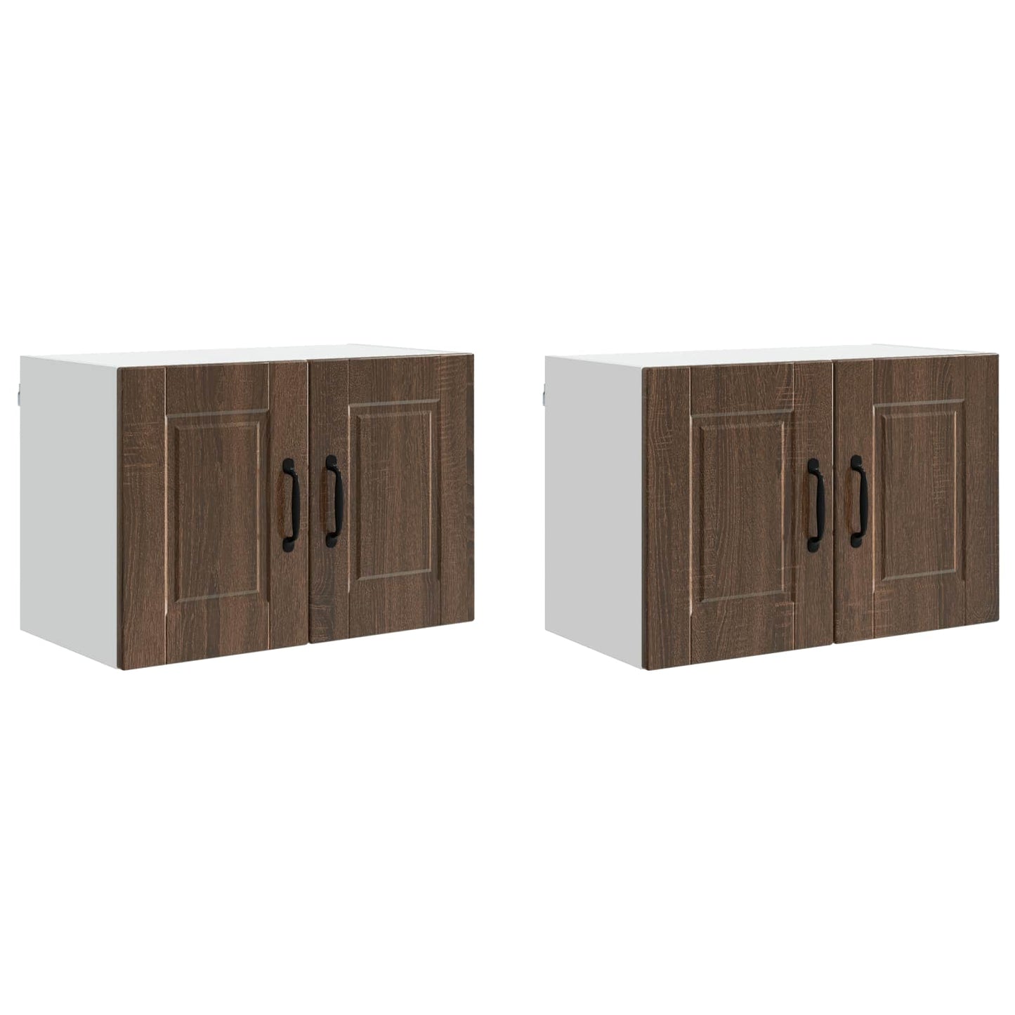 Mobile da cucina con porta 2 pcs Rovere Marrone 60 x 31 x 40 cm