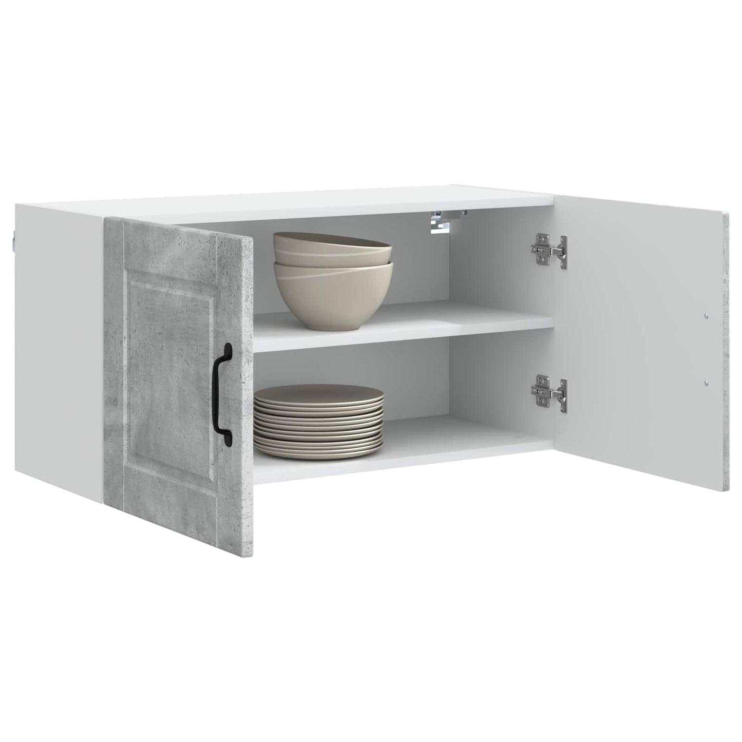Mobile da cucina con lo scaffale Grigio cemento 80 x 31 x 40 cm