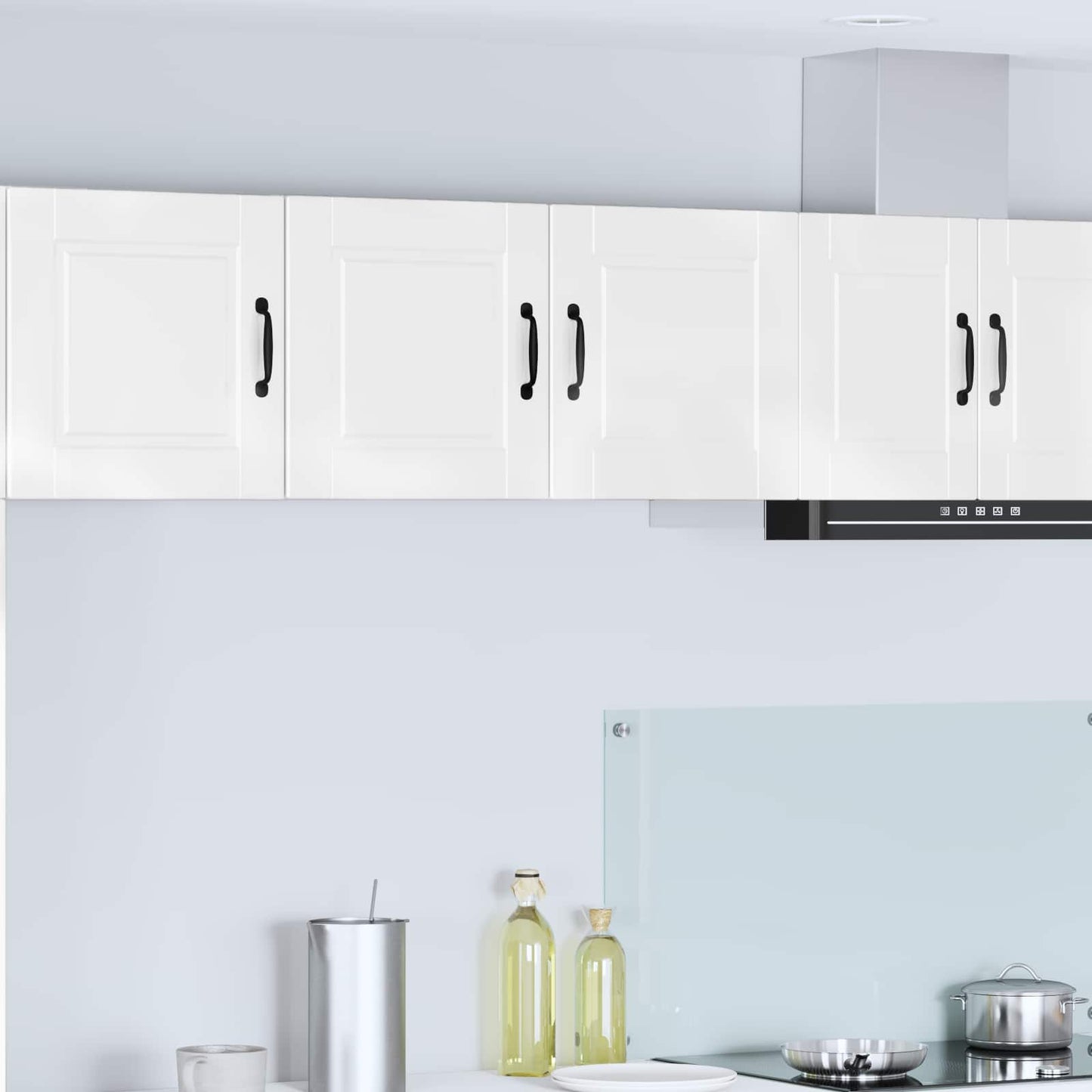 Mobile da cucina con lo scaffale Bianco Lucido 80 x 31 x 40 cm