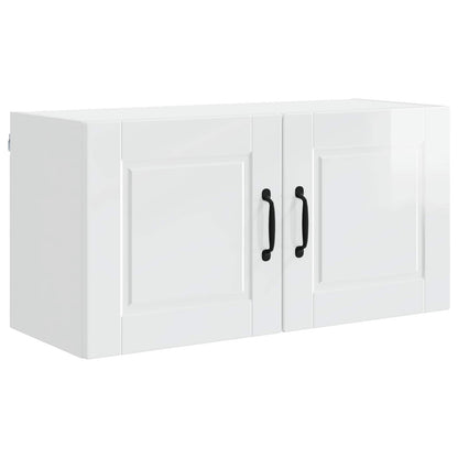 Mobile da cucina con lo scaffale Bianco Lucido 80 x 31 x 40 cm