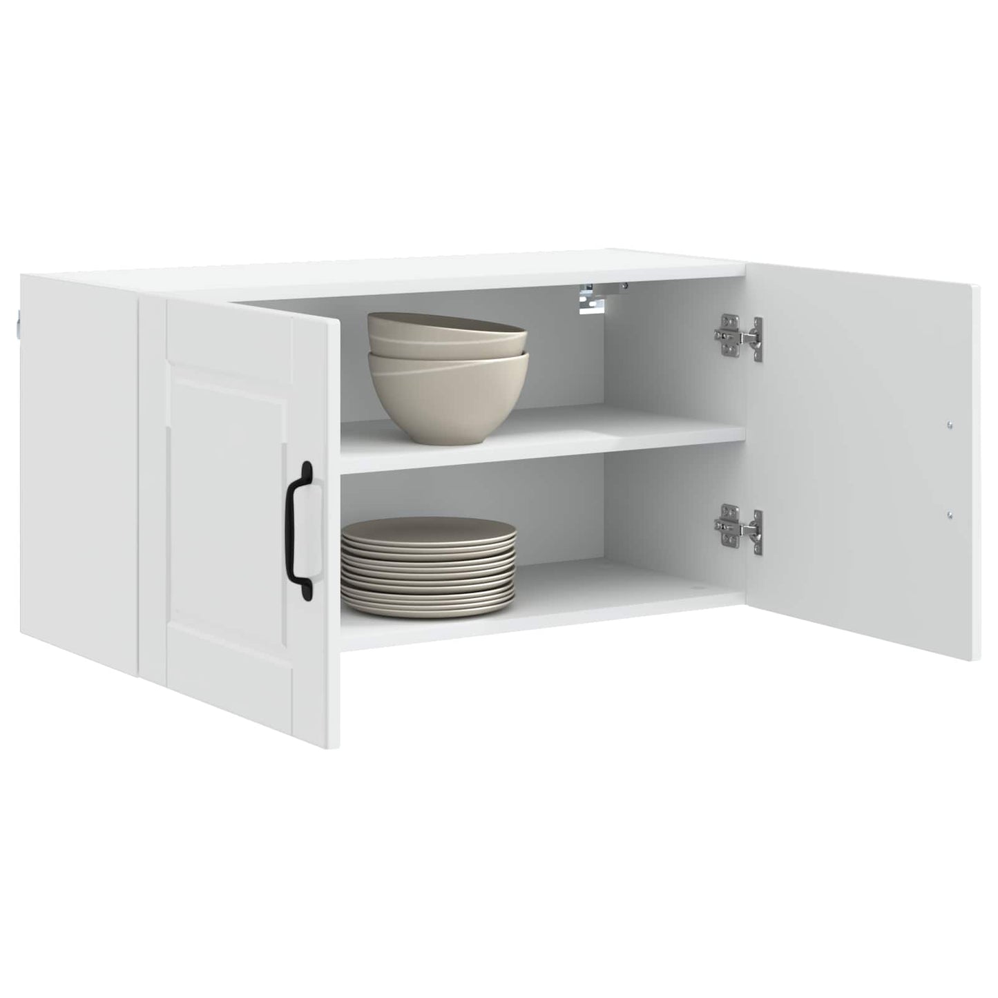 Mobile da cucina con lo scaffale Bianco Lucido 80 x 31 x 40 cm