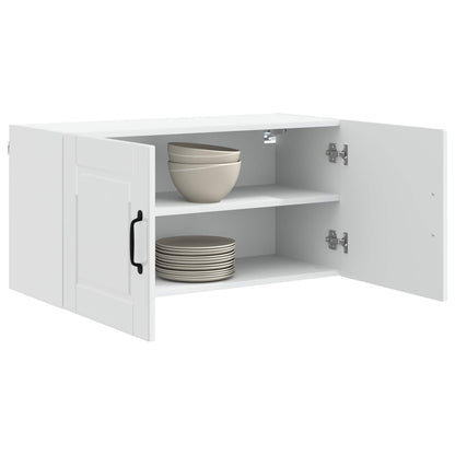 Mobile da cucina con lo scaffale Bianco Lucido 80 x 31 x 40 cm