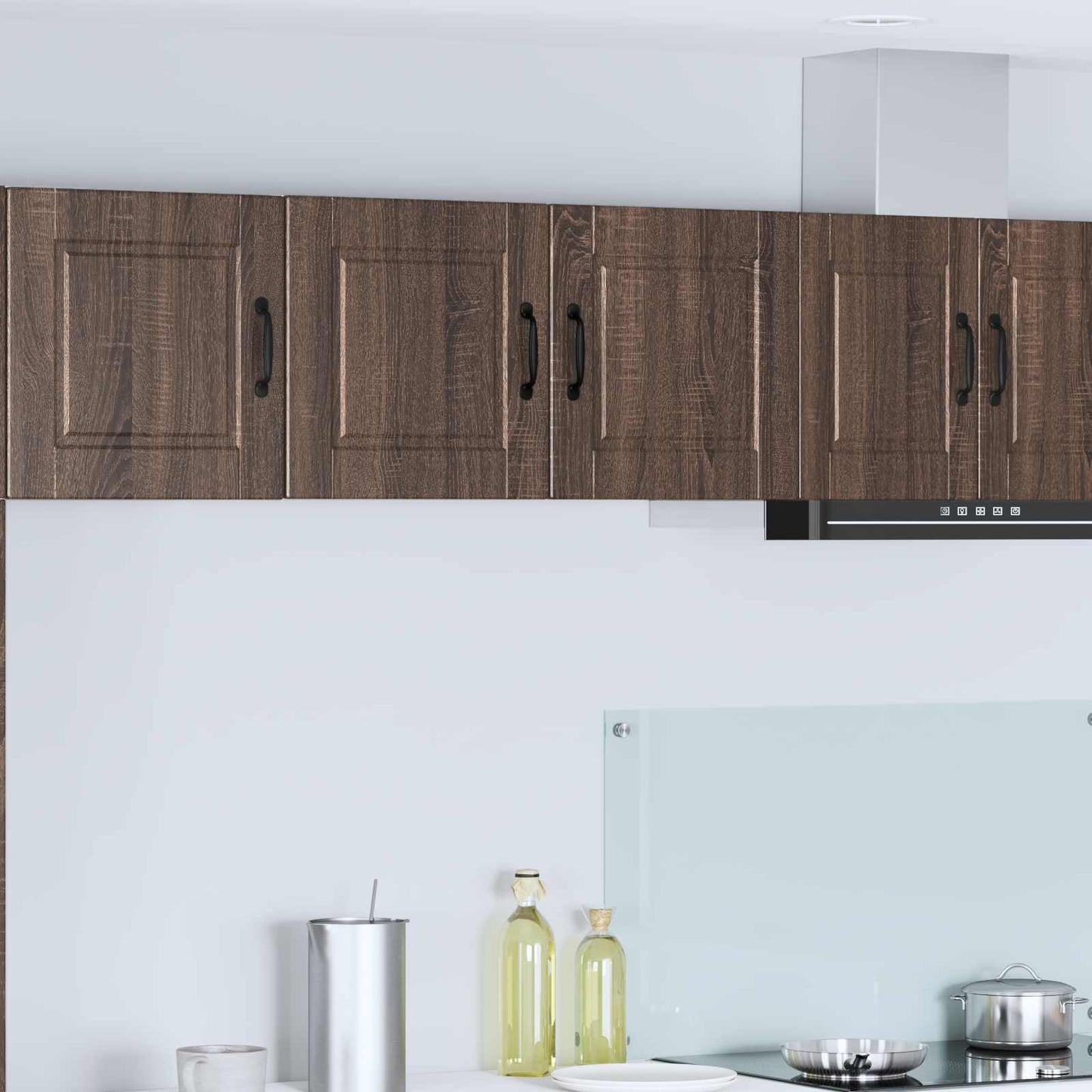 Mobile da cucina con lo scaffale Rovere Marrone 80 x 31 x 40 cm