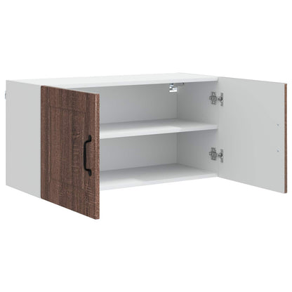 Mobile da cucina con lo scaffale Rovere Marrone 80 x 31 x 40 cm
