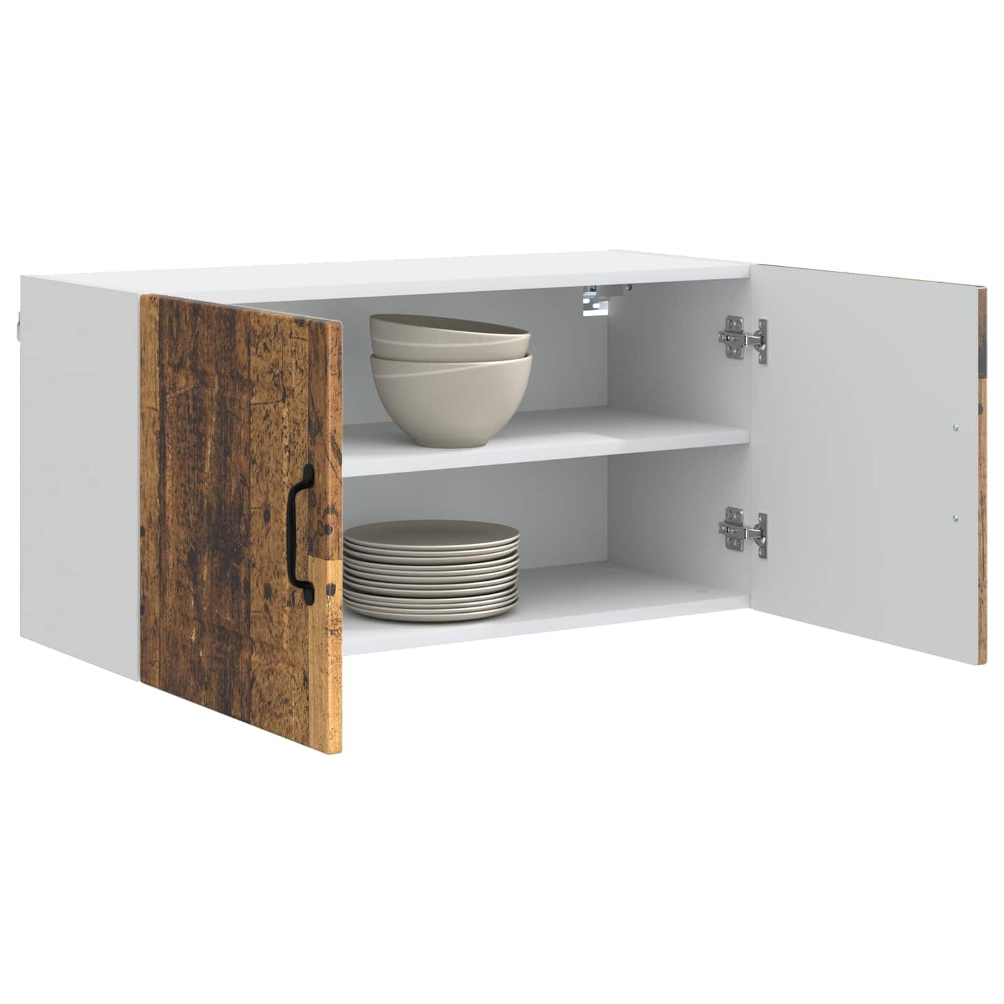 Mobile da cucina con lo scaffale Legno vecchio 80 x 31 x 40 cm