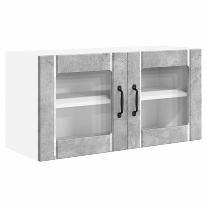 Mobile da cucina con lo scaffale Grigio cemento 80 x 31 x 40 cm