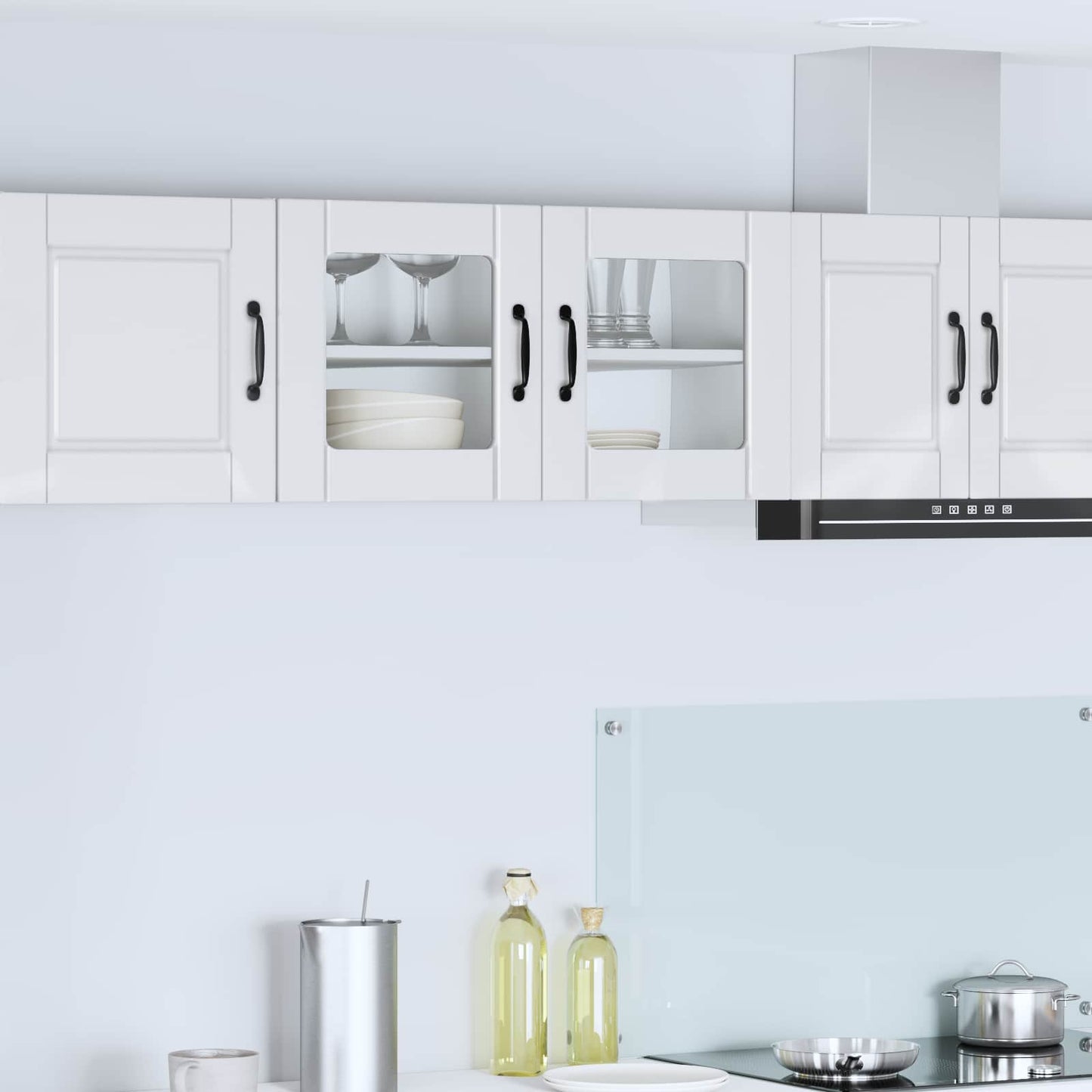 Mobile da cucina con lo scaffale Bianco Lucido 80 x 31 x 40 cm