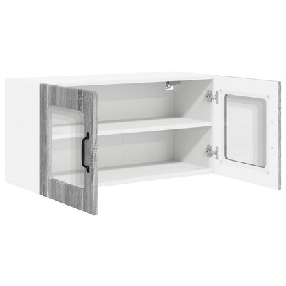Mobile da cucina con lo scaffale Grigio Sonoma 80 x 31 x 40 cm