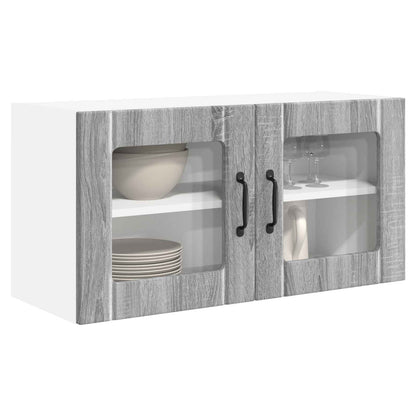 Mobile da cucina con lo scaffale Grigio Sonoma 80 x 31 x 40 cm