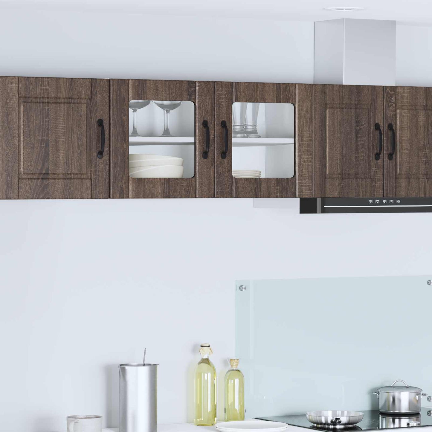 Mobile da cucina con lo scaffale Rovere Marrone 80 x 31 x 40 cm