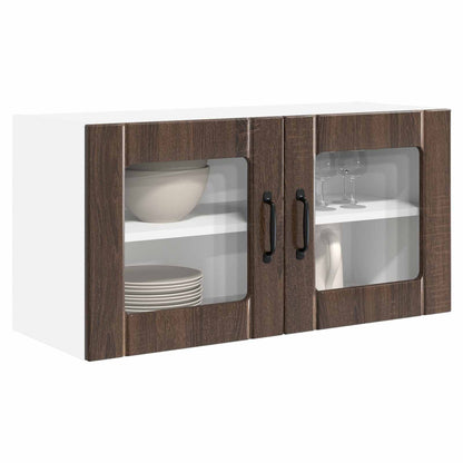 Mobile da cucina con lo scaffale Rovere Marrone 80 x 31 x 40 cm
