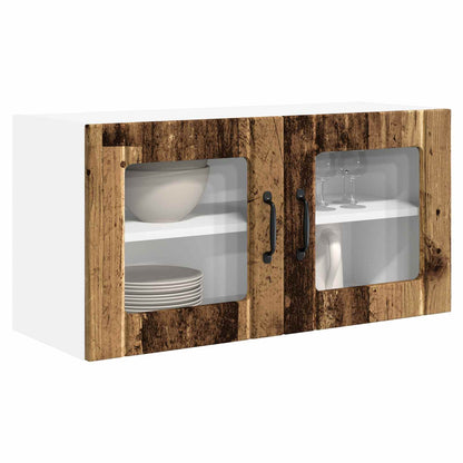 Mobile da cucina con lo scaffale Legno vecchio 80 x 31 x 40 cm