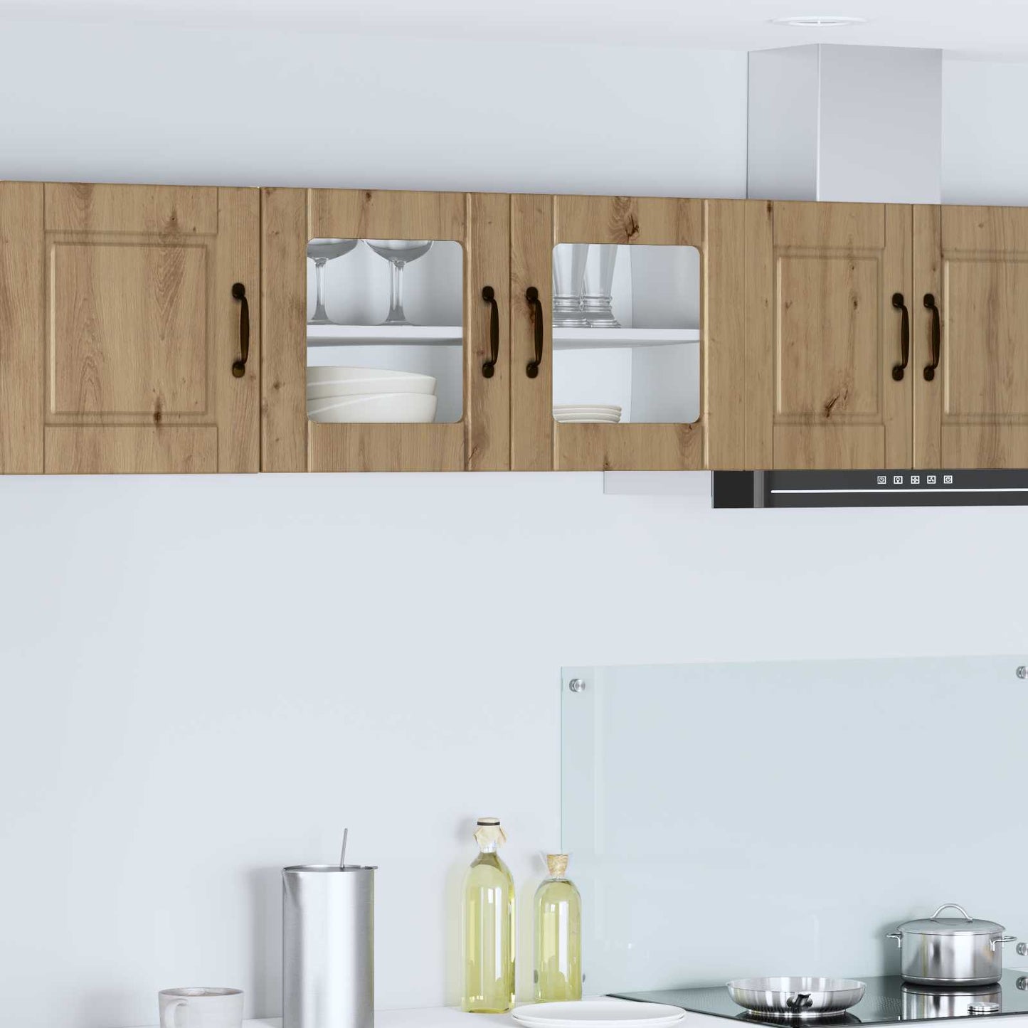 Mobile da cucina con porta Rovere artigianale 80 x 31 x 40 cm