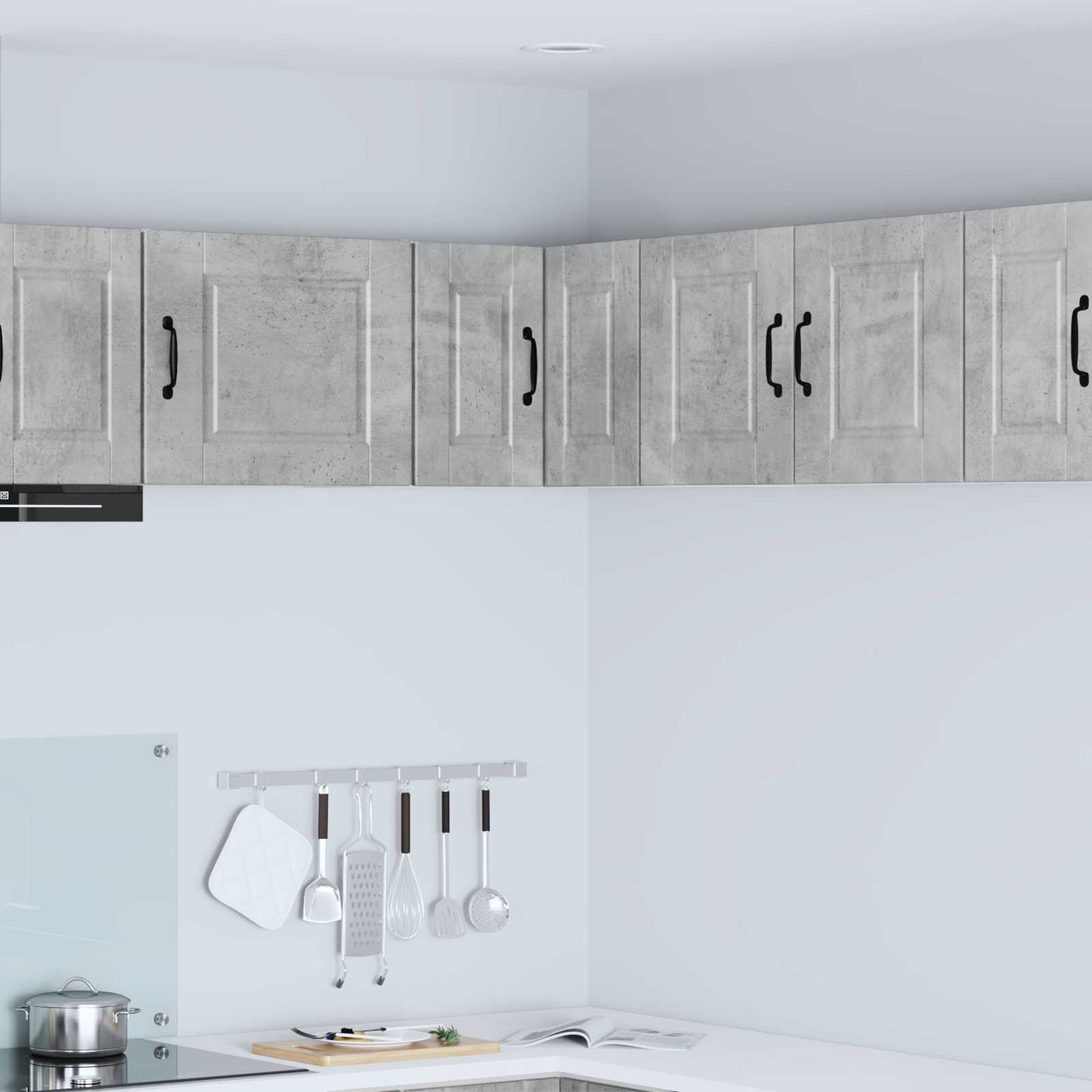 Mobile da cucina con lo scaffale Grigio cemento 57 x 57 x 40 cm