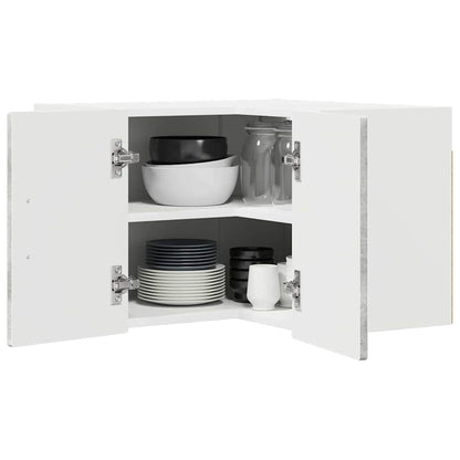 Mobile da cucina con lo scaffale Grigio cemento 57 x 57 x 40 cm