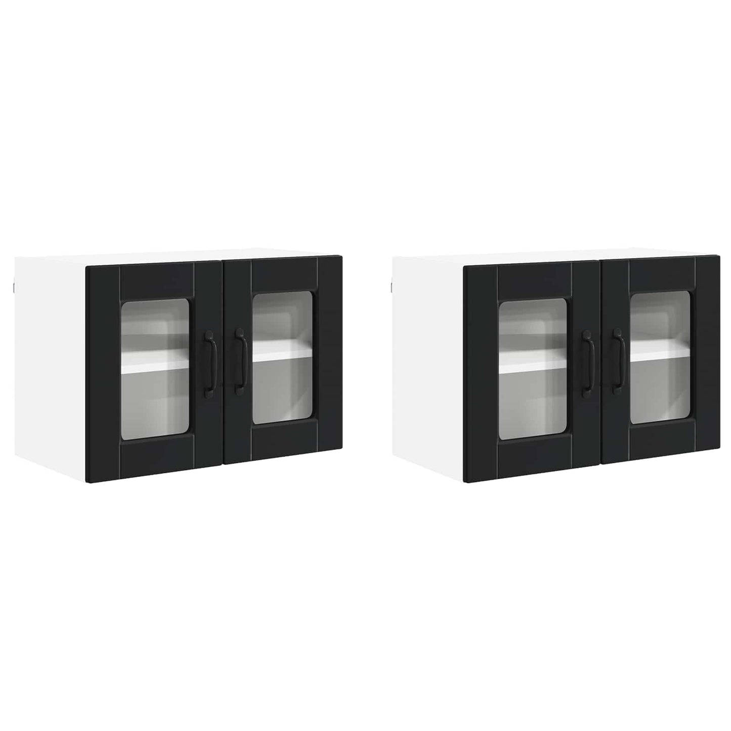 Mobile da cucina 2 pcs Nero 60 x 31 x 40 cm Legno multistrato