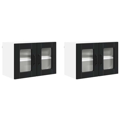 Mobile da cucina 2 pcs Nero 60 x 31 x 40 cm Legno multistrato