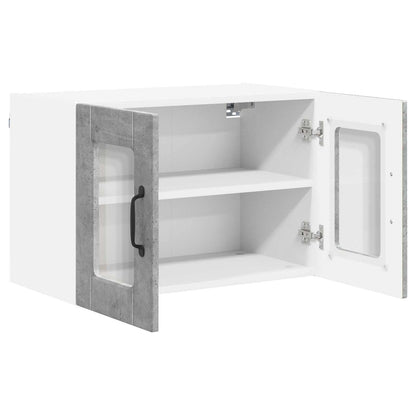 Mobile da cucina con lo scaffale Grigio cemento 60 x 31 x 40 cm