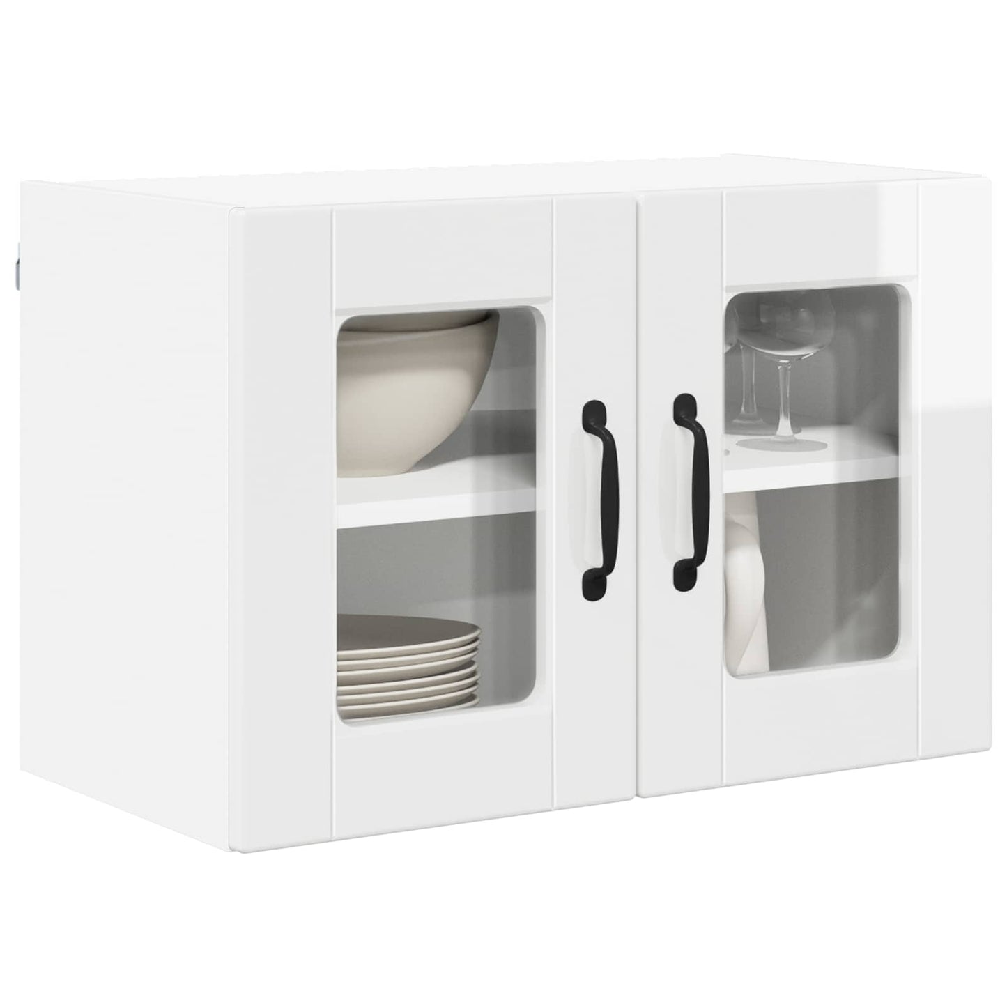 Mobile da cucina con lo scaffale Bianco Lucido 60 x 31 x 40 cm