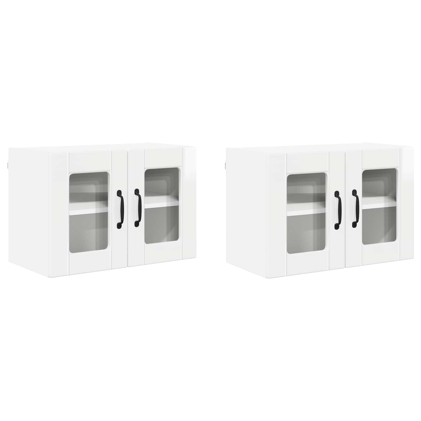 Mobile da cucina con porta 2 pcs Bianco Lucido 60 x 31 x 40 cm