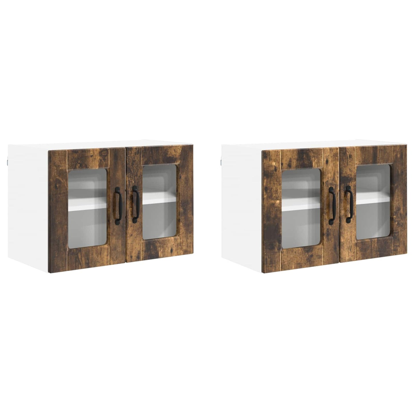 Mobile da cucina con porta 2 pcs Rovere fumÃ© 60 x 31 x 40 cm