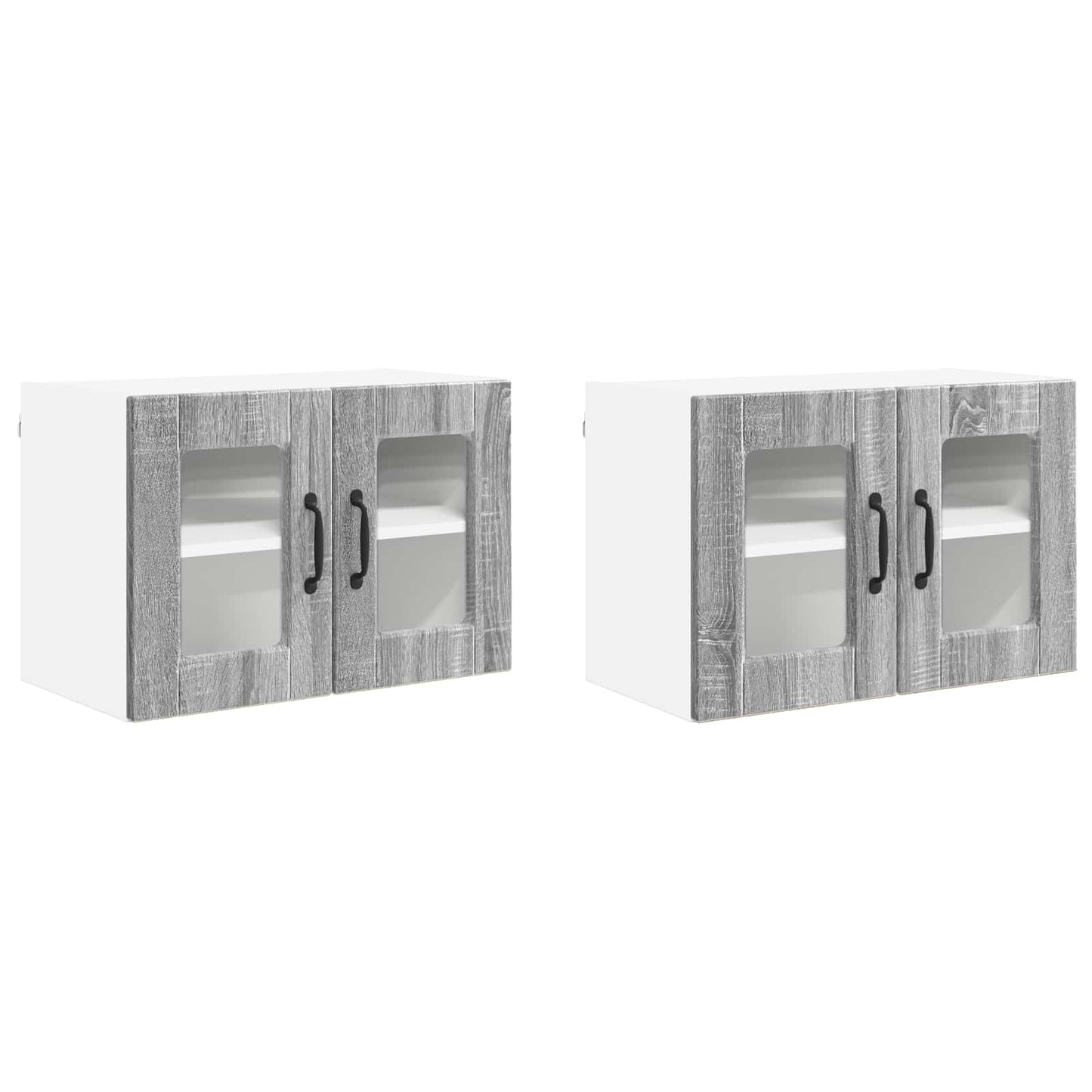 Mobile da cucina con porta 2 pcs Grigio Sonoma 60 x 31 x 40 cm