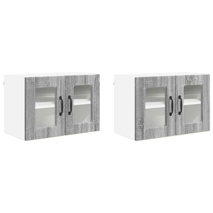 Mobile da cucina con porta 2 pcs Grigio Sonoma 60 x 31 x 40 cm
