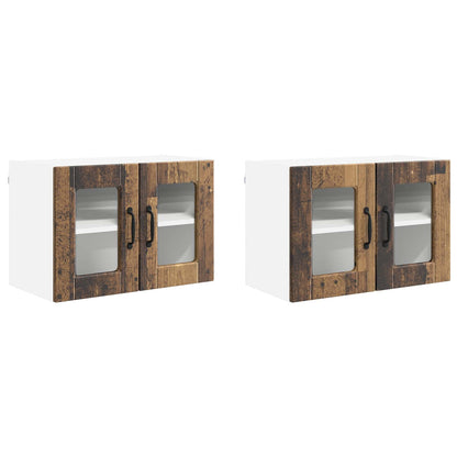 Mobile da cucina con porta 2 pcs Legno vecchio 60 x 31 x 40 cm