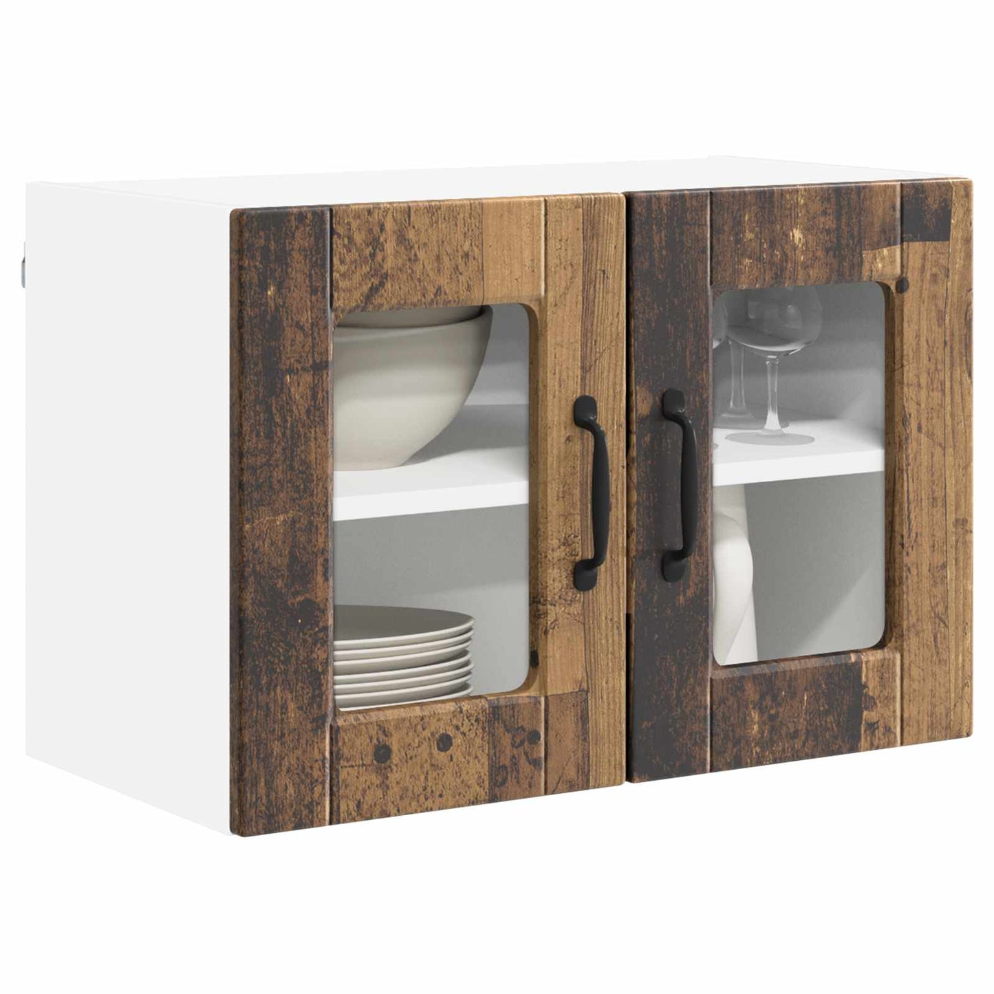 Mobile da cucina con porta 2 pcs Legno vecchio 60 x 31 x 40 cm