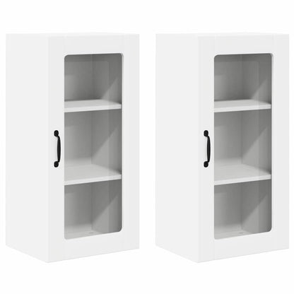 Mobile da cucina 2 pcs Bianco 40 x 31 x 80 cm Legno multistrato