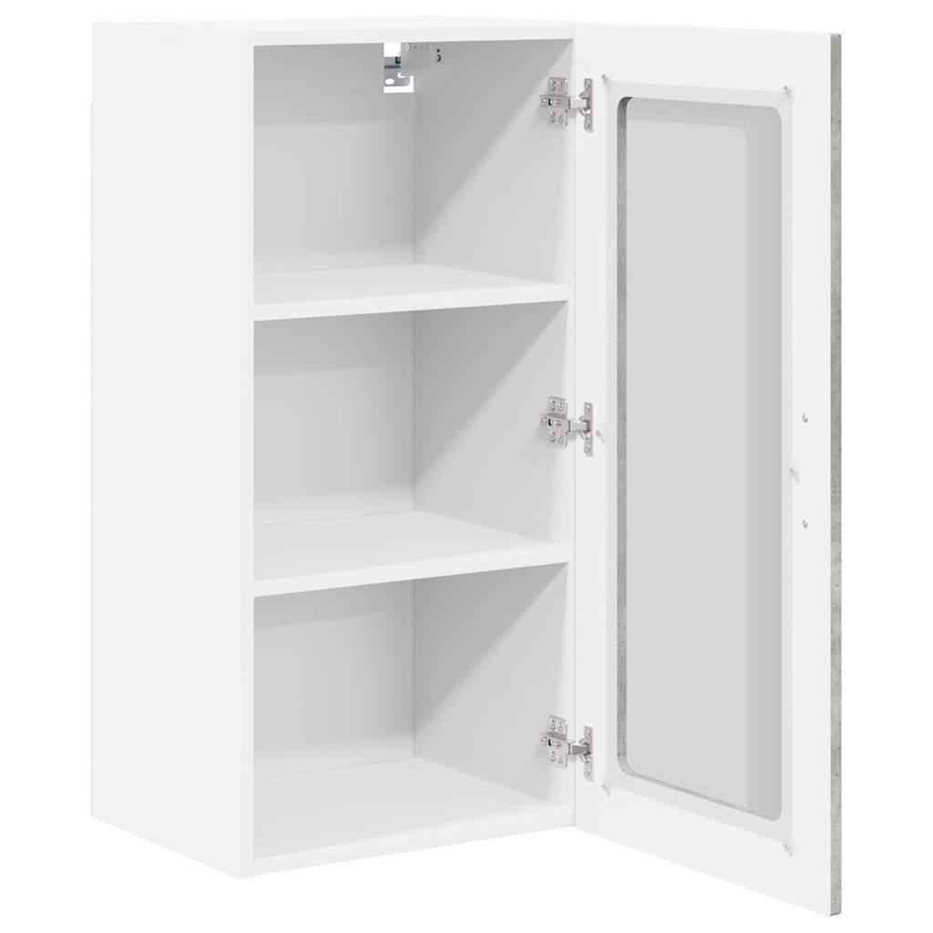 Mobile da cucina con lo scaffale Grigio cemento 40 x 31 x 80 cm